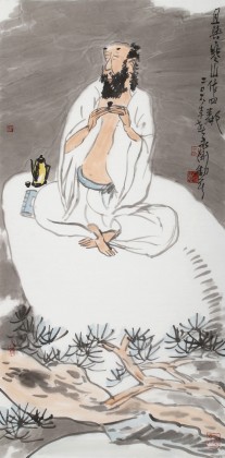王永剛 三尺《且與寒山作四鄰》 國家一級美術師（詢價）