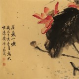 【已售】吳顯剛 小六尺《荷氣一塘》