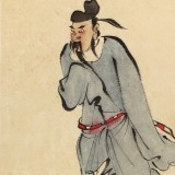 【已售】曹建濤 四尺三開《神駿》 獨具特色水墨人物畫家
