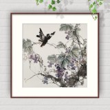 【已售】陳薪名 四尺斗方《金玉滿堂》中美協會員 第六屆全國花鳥畫展金獎獲得者