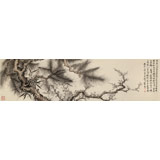 吳顯剛六尺對開《歲寒三友》貴州七星關美協主席