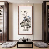王寶欽 三尺《新雨》當代花鳥牡丹畫名家（詢價）