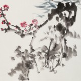 庾超然 三尺《報春圖》 黃鶴樓書畫院院長