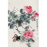 【已售】陳薪名《曉?shī)y》中美協(xié)會(huì)員 第六屆全國(guó)花鳥(niǎo)畫(huà)展金獎(jiǎng)獲得者