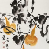 庾超然 三尺《福祿吉祥》 黃鶴樓書畫院院長