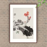 【已售】陳薪名《鴻運當頭》中美協會員 第六屆全國花鳥畫展金獎獲得者