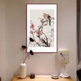 【已售】陳薪名《梅開五福》中美協會員 第六屆全國花鳥畫展金獎獲得者