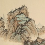 【已售】吳顯剛 《溪橋松風圖》 貴州七星關美協主席