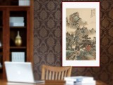 【已售】吳顯剛 《溪橋松風圖》 貴州七星關美協主席