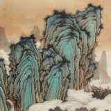 吳顯剛 《松風云壑圖》 貴州七星關美協主席