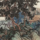 吳顯剛 《晴峰云壑圖》 貴州七星關美協主席