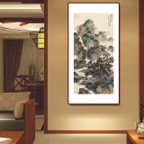 吳顯剛 《晴峰云壑圖》 貴州七星關美協主席
