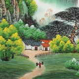 【已售】吳東 四尺《旭日東升》 著名易經風水畫家
