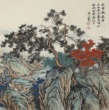 【已售】吳顯剛 《松蔭聽泉圖》 貴州七星關美協主席