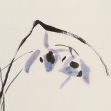 【已售】庾超然 四尺三開(kāi)《幽蘭》 黃鶴樓書(shū)畫(huà)院院長(zhǎng)