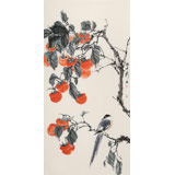 【已售】陳薪名《事事如意》 中美協會員 第六屆全國花鳥畫展金獎獲得者