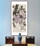 【已售】張茂財(cái) 《紫氣東來》 中美協(xié)會(huì)員