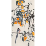 【已售】陳薪名 三尺《事事如意》中美協會員 第六屆全國花鳥畫展金獎獲得者