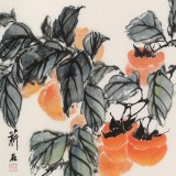 【已售】陳薪名《事事如意》 中美協會員 第六屆全國花鳥畫展金獎獲得者