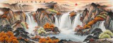 【已售】吳東 小六尺《鴻運當頭》 著名易經風水畫家