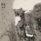 【已售】陳薪名 四尺《雪韻》 中美協會員 第六屆全國花鳥畫展金獎獲得者