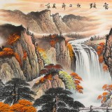 【已售】吳東 小六尺《鴻運當頭》 著名易經風水畫家