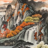 【已售】吳東 小六尺《鴻運(yùn)當(dāng)頭》 著名易經(jīng)風(fēng)水畫家