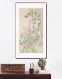 張瑰麗 三尺工筆《天下更無花勝此》 湖南省美術家協會會員