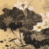 吳顯剛 小六尺《荷氣一塘》貴州七星關美協主席