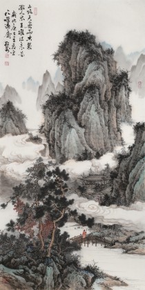 吳顯剛 《山路元無雨，空翠濕人衣》 貴州七星關美協主席