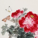 【已售】陳薪名 四尺三開(kāi)《花開(kāi)富貴》 中美協(xié)會(huì)員 第六屆全國(guó)花鳥(niǎo)畫(huà)展金獎(jiǎng)獲得者