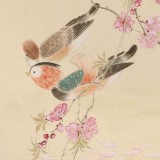 張瑰麗 四尺三開工筆《春江水暖》 湖南省美術家協(xié)會會員