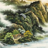 【已售】楊銘昌 小八尺《旭日東升》 安徽山水畫研究協(xié)會(huì)理事