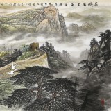 可定制 李碧峰 小六尺《長城萬里圖》 中國書畫家協會理事