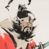 連紅武 四尺《鎮(zhèn)宅圖》 徐悲鴻畫院華北分院副院長