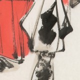 【已售】連紅武 四尺三開《鎮宅圖》 徐悲鴻畫院華北分院副院長