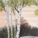何一鳴 四尺斗方《瑞雪豐年》 冰雪畫派畫家 師從于志學