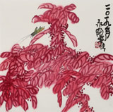 王永剛 斗方小品《秋聲》國家一級美術師（詢價）