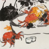 王永剛 三尺斗方《菊黃時(shí)候》 國家一級美術(shù)師（詢價(jià)）