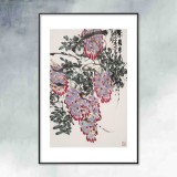 崔春剛 四尺三開《紫氣東來》 青年才俊 中國當代書畫研究院理事
