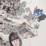 王其志 《少女》 中美協會員 江蘇贛榆美協副主席