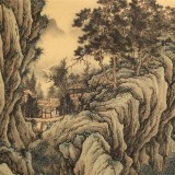 【已售】吳顯剛 小六尺《草堂歸舟圖》貴州七星關美協主席