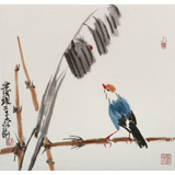 【已售】王永剛 三尺斗方《發現》 國家一級美術師
