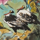 王永剛 三尺斗方《池趣》 國家一級美術師（詢價）