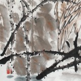 四川美協會員西蜀山人四尺斗方《夢秋》