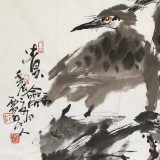 四川美協會員西蜀山人四尺斗方《荷香》