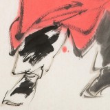 【已售】連紅武 四尺三開《鎮宅圖》 徐悲鴻畫院華北分院副院長