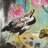 王永剛 三尺斗方《池趣》 國家一級美術師（詢價）