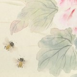 張瑰麗 四尺三開(kāi)工筆《榮華圖》 湖南省美術(shù)家協(xié)會(huì)會(huì)員