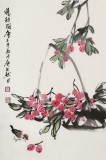【已售】庾超然 四尺三開《得利圖》 黃鶴樓書畫院院長